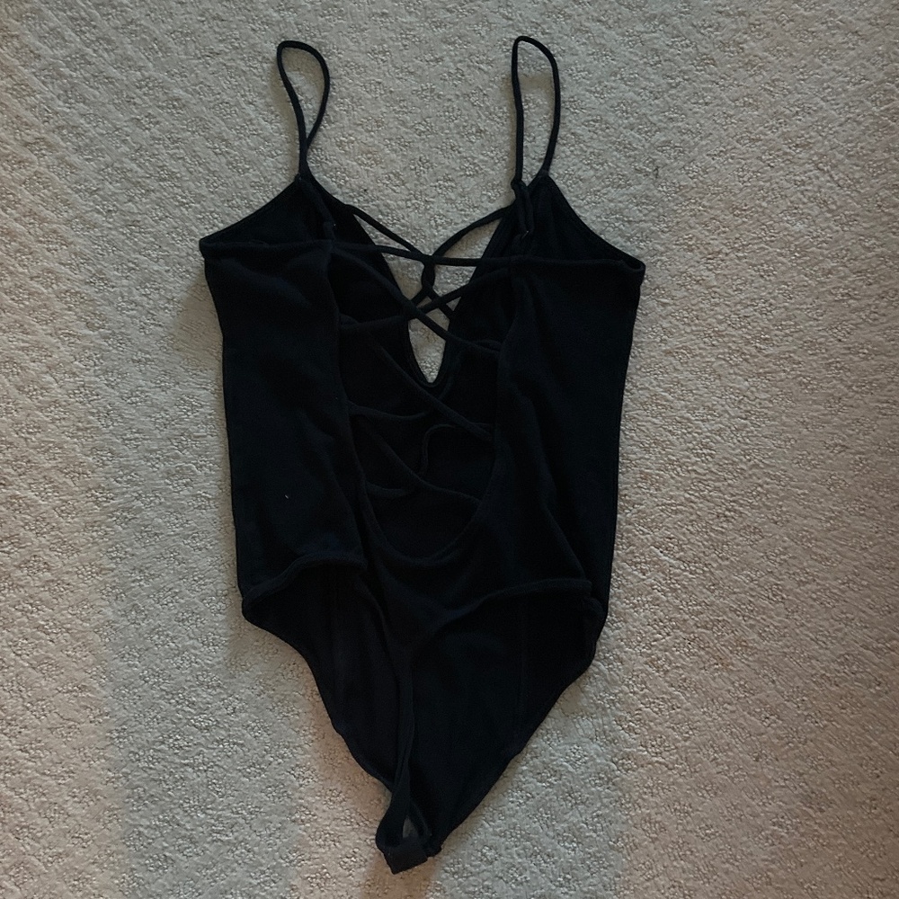 Express One Eleven Strappy Thong Bodysuit